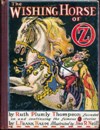 #29 The Wishing Horse of Oz
									This Oz mystery starts in Skampavia where King Skamperoo wishes for a horse using enchanted emerald necklaces. When Chalk, the Wishing Horse of Oz falls from the sky, Skamperoo decides the emeralds must be from the Emerald City, and decides to conquer all of Oz.